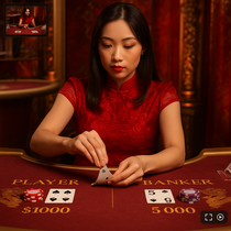 GalacticBets - Live Baccarat - Elegantes Kartenspiel